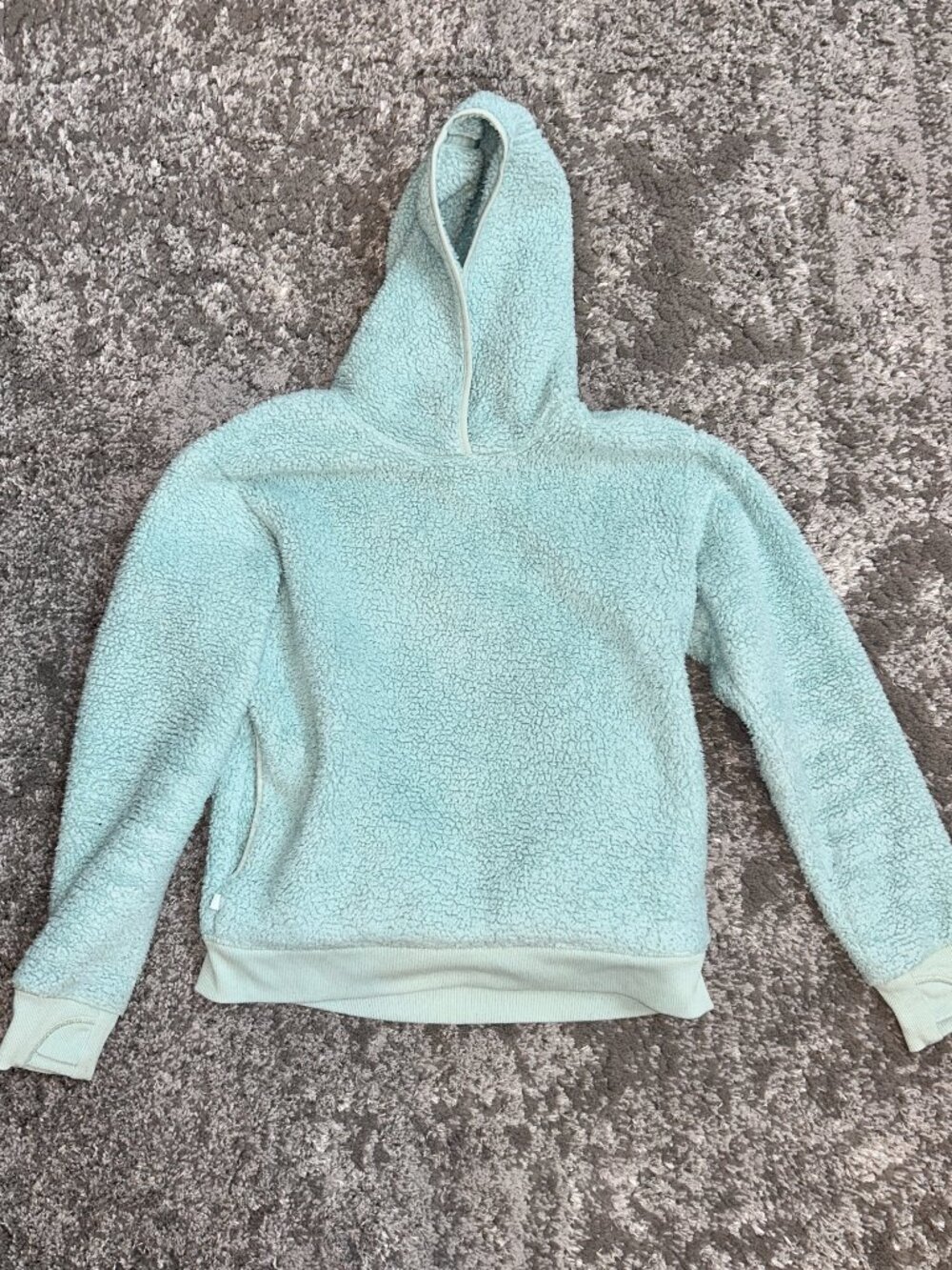 Athleta Girl So Snug Sherpa Hoodie 2.0 Size 14 Green